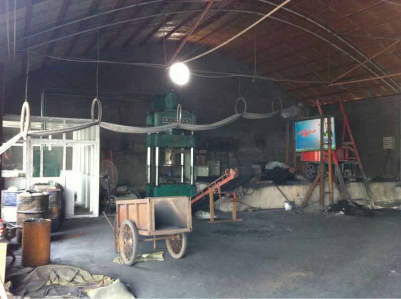 活性炭生產(chǎn)現(xiàn)場